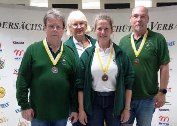 Bernhard Rack gewann im 100 Meter Kleinkalieber